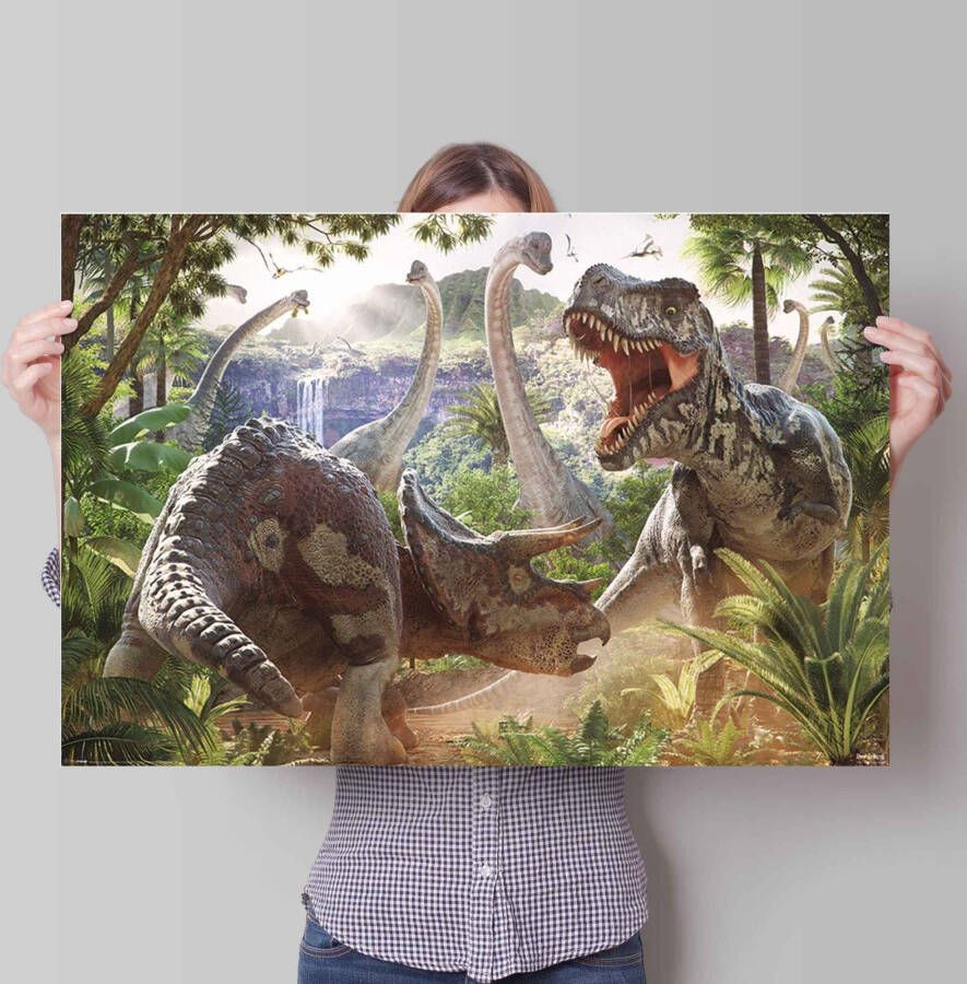 Reinders! Poster strijd der dinosaurussen