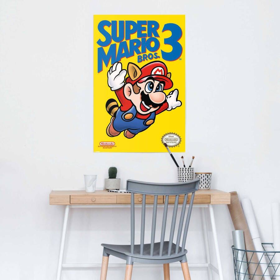 Reinders! Poster Super Mario Bros 3 NES cover