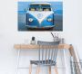 Reinders! Poster Volkswagen Bulli blauw Brendan Ray - Thumbnail 2