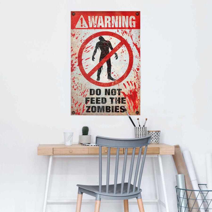 Reinders! Poster Warning! Do Not Feed The Zombies