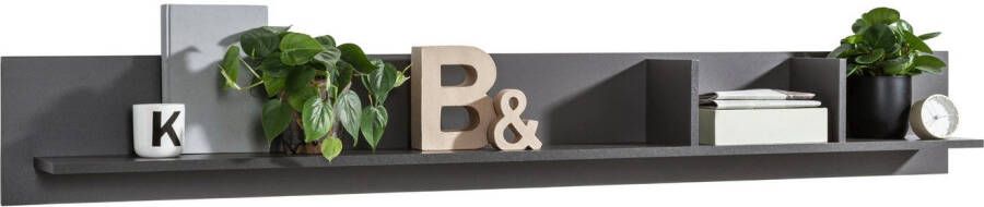 set one by Musterring Wandplank Tacoma Type 42 met 2 verticale scheidingswanden breedte 180 cm