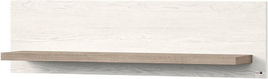 set one by Musterring Wandplank York in drie maten en kleuren verlichting optioneel 1 legplank