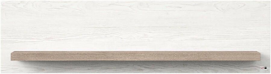 set one by Musterring Wandplank York in drie maten en kleuren verlichting optioneel 1 legplank
