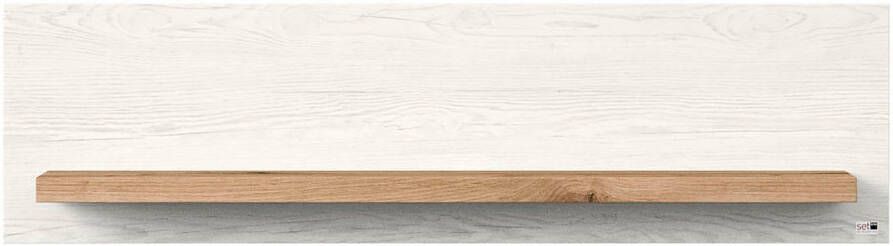 set one by Musterring Wandplank York in drie maten en kleuren verlichting optioneel 1 legplank