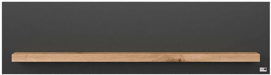 set one by Musterring Wandplank York in drie maten en kleuren verlichting optioneel 1 legplank
