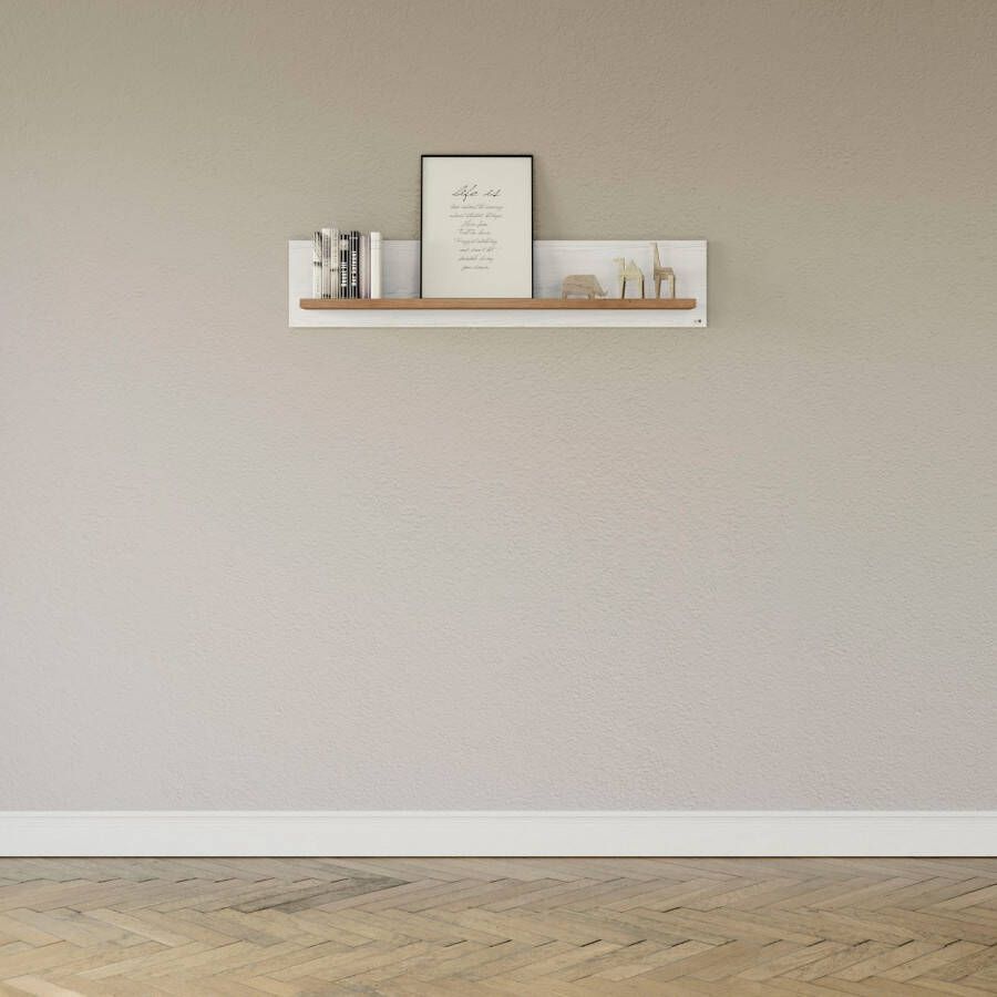 set one by Musterring Wandplank York in drie maten en kleuren verlichting optioneel 1 legplank