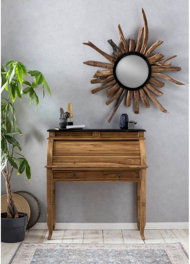 SIT Spiegel Romanteaka van gerecycled gebruikt hout teak shabby chic vintage