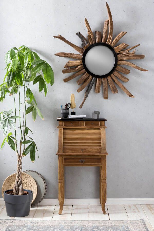 SIT Spiegel Romanteaka van gerecycled gebruikt hout teak shabby chic vintage