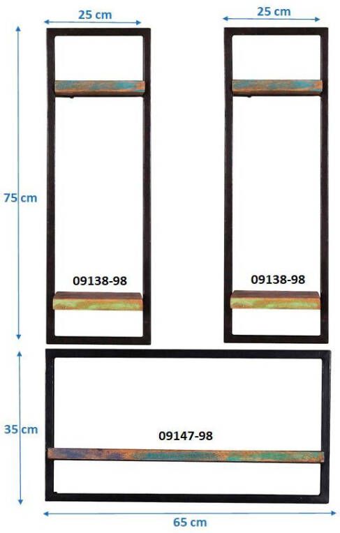 SIT Wandplank Riverboat (set)