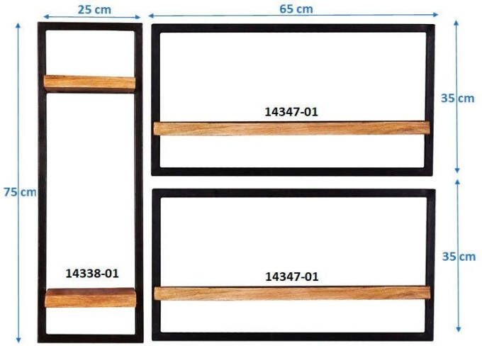 SIT Wandplank Sidney (set)