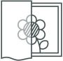Stickereien Plauen Raamdecoratie Herfstbloemenboeket (1 stuk) - Thumbnail 2