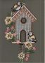 Stickereien Plauen Raamdecoratie Vogelhuisje - Thumbnail 2