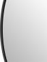 Talos Led-lichtspiegel rond met indirecte ledverlichting in matzwart ø 100 cm - Thumbnail 4
