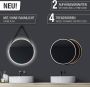 Talos Led-lichtspiegel rond met indirecte ledverlichting mat ø 50 cm - Thumbnail 6
