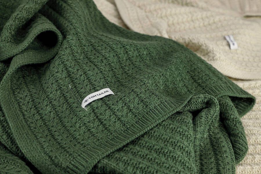 TOM TAILOR HOME Plaid KNITTED