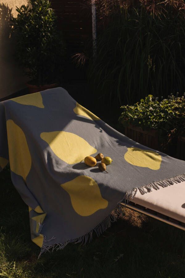TOM TAILOR HOME Plaid Lemon-Rain Bings Kunstenaarscollectie
