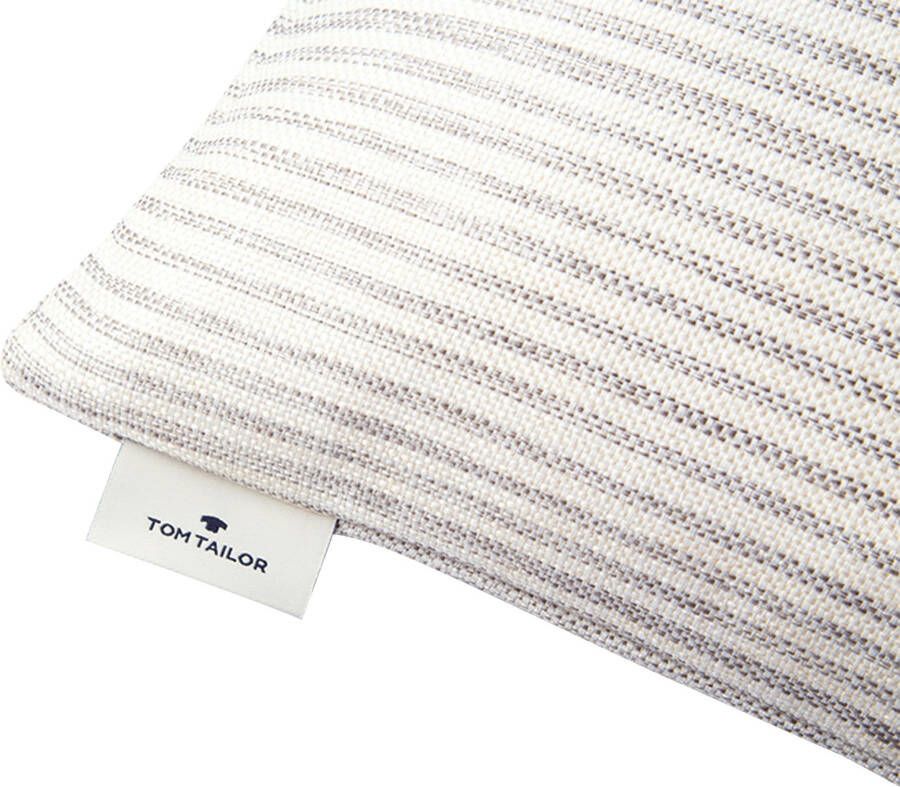 TOM TAILOR HOME Sierkussen Fresh Stripe met modern streepdessin kussenovertrek zonder vulling(1 stuk)