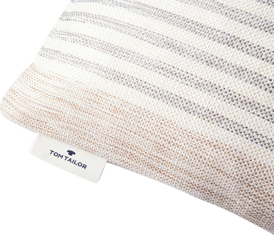 TOM TAILOR HOME Sierkussen Fresh Stripe met modern streepdessin kussenovertrek zonder vulling(1 stuk)