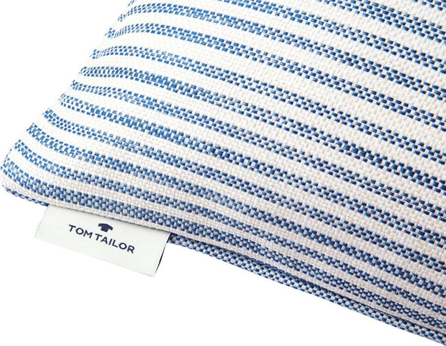 TOM TAILOR HOME Sierkussen Fresh Stripe met modern streepdessin kussenovertrek zonder vulling(1 stuk)