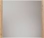 Andas Garderobespiegel Drammen Wandspiegel lijst gedeeltelijke in houtlook bxh ca.: 78 x 69 cm (1 stuk) - Thumbnail 4