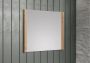 Andas Garderobespiegel Drammen Wandspiegel lijst gedeeltelijke in houtlook bxh ca.: 78 x 69 cm (1 stuk) - Thumbnail 7