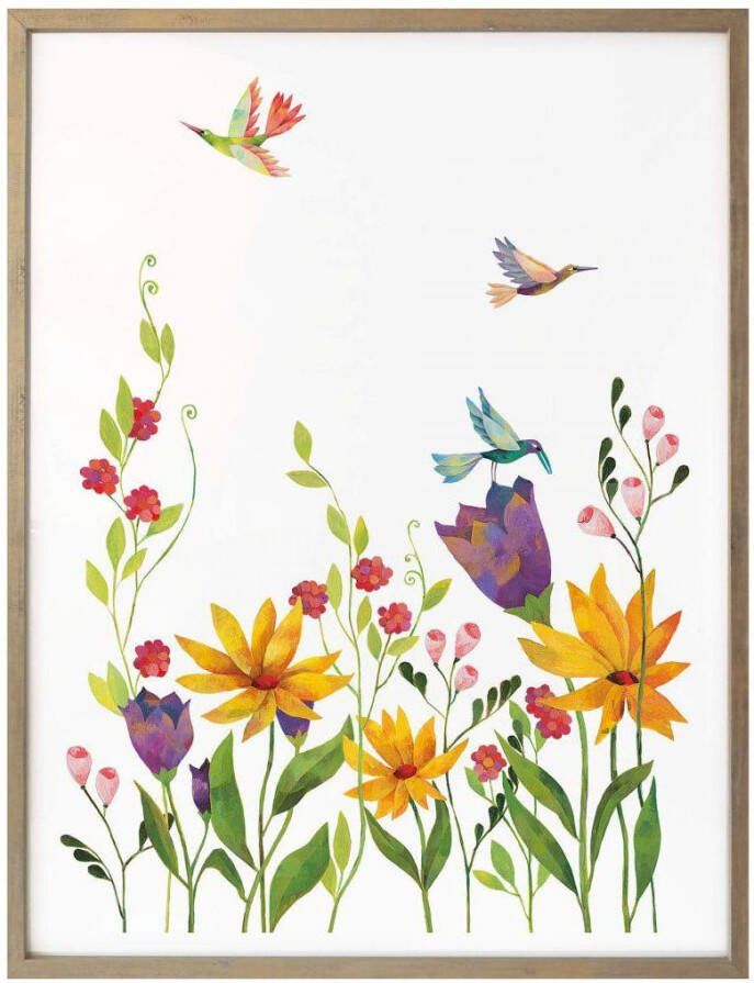 Wall-Art Poster Blanz bloemen bloemenpoëzie in bloemmotief Poster artprint wandposter (1 stuk)