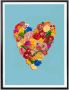 Wall-Art Poster Bloemen hart Poster zonder lijst (1 stuk) - Thumbnail 2