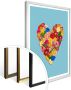 Wall-Art Poster Bloemen hart Poster zonder lijst (1 stuk) - Thumbnail 4