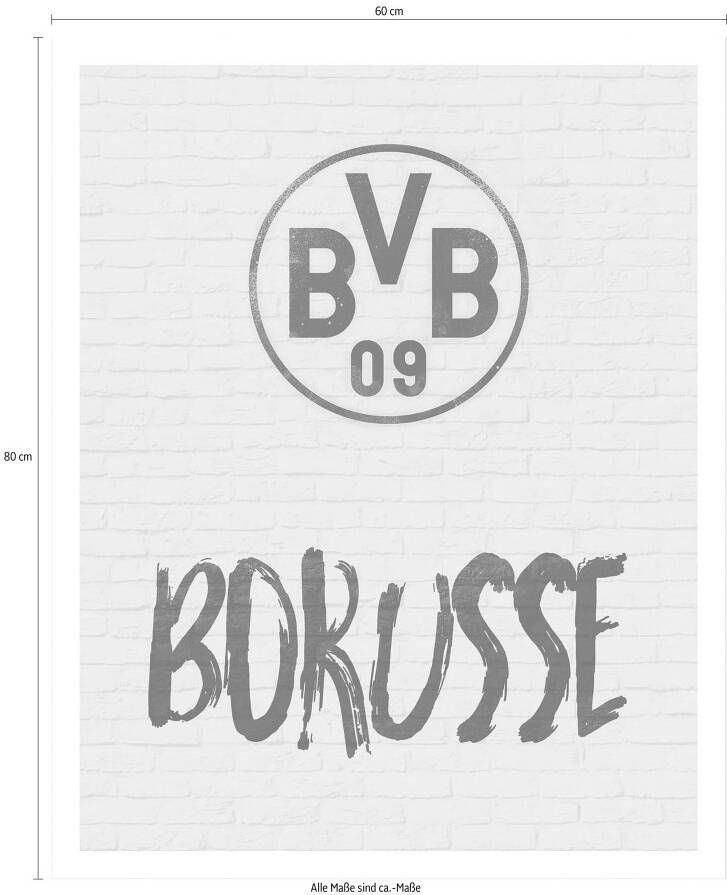 Wall-Art Poster Borussia Dortmund Borusse (set)