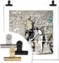 Wall-Art Poster Graffiti afbeelding Meisje en soldaat (1 stuk) - Thumbnail 3