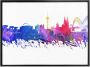 Wall-Art Poster Graffiti multicolour Keulen aquarel skyline (1 stuk) - Thumbnail 2