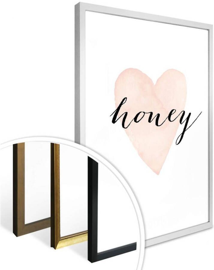 Wall-Art Poster Honey Poster zonder lijst (1 stuk)