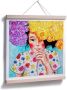 Wall-Art Poster Hülya rozen bloemen meisje (1 stuk) - Thumbnail 2