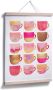 Wall-Art Poster Koffiekopjes pink Poster zonder lijst (1 stuk) - Thumbnail 3