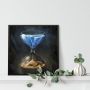 Wall-Art Poster Surrealisme artprint De tijd loopt af (1 stuk) - Thumbnail 2