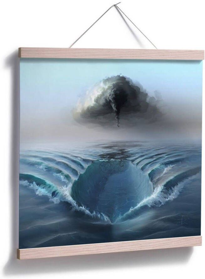 Wall-Art Poster Surrealisme artprint Spookschip (1 stuk)