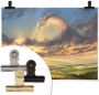 Wall-Art Poster Surrealisme artprint Vliegende wolken (1 stuk) - Thumbnail 3