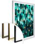 Wall-Art Poster Turquoise veren Poster zonder lijst (1 stuk) - Thumbnail 3