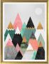 Wall-Art Poster Veelkleurige bergen (1 stuk) - Thumbnail 2