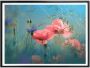 Wall-Art Poster Wilde bloemen aquamarijn (1 stuk) - Thumbnail 2