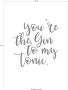 Wall-Art Poster You are the Gin to my tonic - Thumbnail 2
