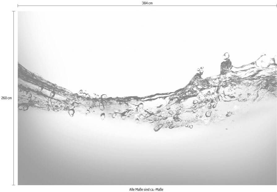 Wall-Art Vliesbehang Water Flow
