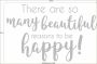 Wall-Art Wandfolie motivierender Spruch be happy - Thumbnail 2