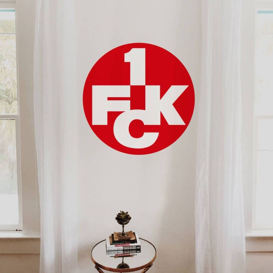 Wall-Art Wandfolie 1.FC Kaiserslautern logo zelfklevend verwijderbaar (1 stuk)