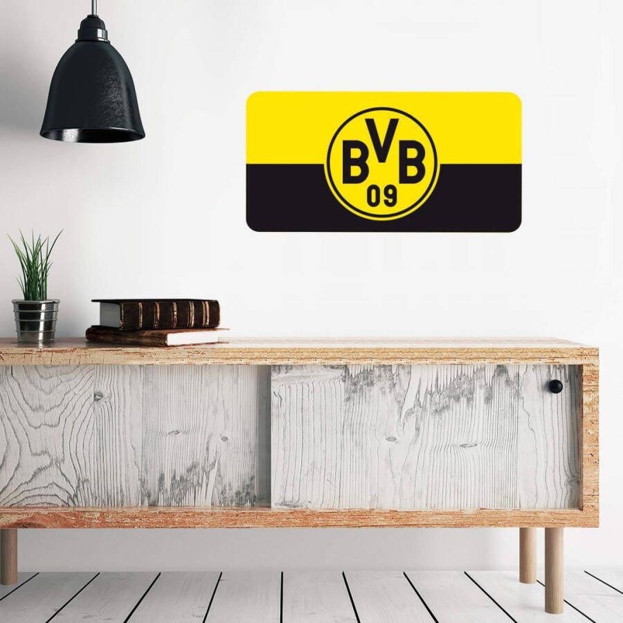 Wall-Art Wandfolie Borussia Dortmund banner geel (1 stuk)