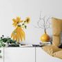 Wall-Art Wandfolie Gele zonnebloemen fee meisje (1 stuk) - Thumbnail 2