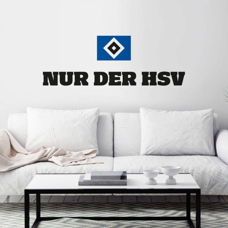 Wall-Art Wandfolie Hamburger SV alleen de HSV (1 stuk)