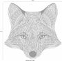 Wall-Art Wandfolie Metallic Fox zelfklevend verwijderbaar - Thumbnail 3