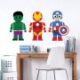 Wall-Art Wandfolie Speelfiguur Iron Man Superhero (1 stuk) - Thumbnail 2