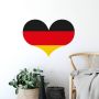 Wall-Art Wandfolie Voetbal Duitsland hart zelfklevend verwijderbaar (1 stuk) - Thumbnail 2